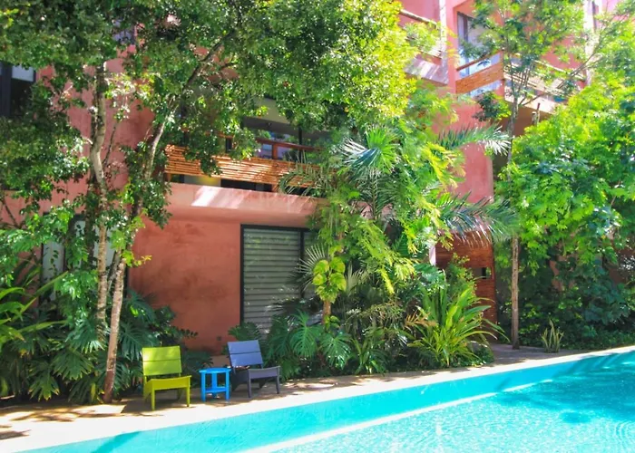 Vibrant 2Br Condo In Tulum Coolest Location